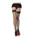 LEG AVENUE MEDIAS DE RED INDUSTRIAL AUTOADHESIVAS CON COSTURA TRASERA