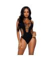 LEG AVENUE BODY TANGA RACERBACK TALLA UNICA NEGRO