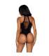 LEG AVENUE BODY TANGA RACERBACK TALLA UNICA NEGRO