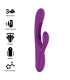 INTENSE APOLO VIBRADOR MULTIFUNCIoN RECARGABLE 7 VIBRACIONES CON LENGUA OSCILANTE MORADO