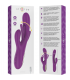 INTENSE APOLO VIBRADOR MULTIFUNCIoN RECARGABLE 7 VIBRACIONES CON LENGUA OSCILANTE MORADO