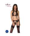 PASSION SATARA SET EROTIC LINE NEGRO S M