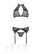 PASSION SATARA SET EROTIC LINE NEGRO S M