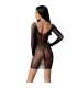 PASSION BS101 BODYSTOCKING NEGRO TALLA UNICA