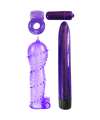 CLASSIX KIT PARA PAREJAS CON ANILLO FUNDA Y BALAS MORADO