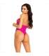 LEG AVENUE BODY CUELLO HALTER SIN COTURAS ROSA