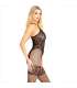 LEG AVENUE BODYSTOCKING CUELLO HALTER RED CORAZONES NEGRO