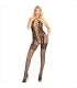 LEG AVENUE BODYSTOCKING CUELLO HALTER RED CORAZONES NEGRO