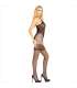 LEG AVENUE BODYSTOCKING CUELLO HALTER RED CORAZONES NEGRO