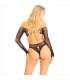 LEG AVENUE BODY CROTCHLESS CON BRILLO NEGRO