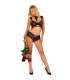 LIVCO CORSETTI FASHION PALMENOM LC 90614 SUJETADOR PANTY NEGRO