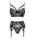 LIVCO CORSETTI FASHION MORIDAM LC 90552 SUJETADOR LIGUERO PANTY NEGRO