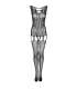 LIVCO CORSETTI FASHION AMBROISE LC 17352 BODYSTOCKING CROTCHLESS NEGRO TALLA uNICA