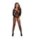 LIVCO CORSETTI FASHION CORDILL LC 17357 BODYSTOCKING CROTCHLESS NEGRO TALLA uNICA