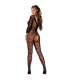 LIVCO CORSETTI FASHION CORDILL LC 17357 BODYSTOCKING CROTCHLESS NEGRO TALLA uNICA