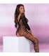 LIVCO CORSETTI FASHION CORDILL LC 17357 BODYSTOCKING CROTCHLESS NEGRO TALLA uNICA