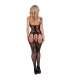 LIVCO CORSETTI FASHION BODYSTOCKING GORLANIDA LC 17365 NEGRO TALLA uNICA