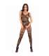 LIVCO CORSETTI FASHION REHANNA LC17370 BODYSTOCKINGS CROTCHLESS NEGRO TALLA uNICA