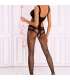 LIVCO CORSETTI FASHION HARDOMIN LC 17346 BODYSTOCKING CROTCHLESS NEGRO TALLA uNICA