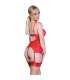 CHILIROSE CR 4415 SET CORSET ROJO S M