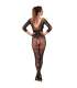 LIVCO CORSETTI FASHION CELDON BODYSTOCKING CROTCHLESS NEGRO TALLA uNICA