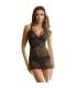 SUBBLIME BABYDOLL CON TIRANTES AJUSTABLES DE ENCAJE NEGRO S M