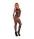 LIVCO CORSETTI FASHION MAERI LC 17341 BODYSTOCKING CROTCHLESS NEGRO TALLA uNICA