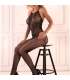 LIVCO CORSETTI FASHION MAERI LC 17341 BODYSTOCKING CROTCHLESS NEGRO TALLA uNICA