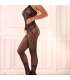 LIVCO CORSETTI FASHION HACINT LC 17342 BODYSTOCKING CROTCHLESS NEGRO TALLA uNICA