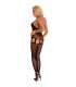 LIVCO CORSETTI FASHION IMELAM LC 17345 BODYSTOCKING CROTCHLESS NEGRO TALLA uNICA