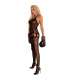 LIVCO CORSETTI FASHION IMELAM LC 17345 BODYSTOCKING CROTCHLESS NEGRO TALLA uNICA