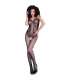 CHILIROSE CR 4233 BODYSTOCKING CROTCHLESS NEGRO S M