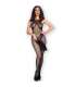 CHILIROSE CR 4691 BODYSTOCKING CROTCHLESS NEGRO S M