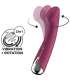 SATISFYER SPINNING G SPORT 1 VIBRADOR ROTADOR ROJO