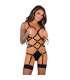 LIVCO CORSETTI FASHION THIARA LC 20213 SET BODY MEDIAS NEGRO S M