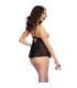 CHILIROSE CR 4715 SET BABYDOLL CUATRO PIEZAS NEGRO S