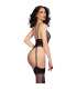 CHILIROSE CR 4722 BODY CROTCHLESS NEGRO S