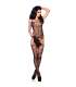 CHILIROSE CR 4105 BODYSTOCKING CROTCHLESS NEGRO S M