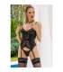 CHILIROSE CR 4674 CORSET 3 PIEZAS NEGRO S