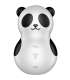 SATISFYER POCKET PANDA ESTIMULADOR VIBRADOR BLANCO Y NEGRO