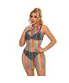 SUBBLIME - 952341 BODYSTOCKING DE REJILLA ARCOIRIS TALLA ÃNICA