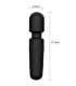 ARMONY YOUR MAGIC MASAJEADOR VIBRADOR RECARGABLE 10 VIBRACIONES NEGRO